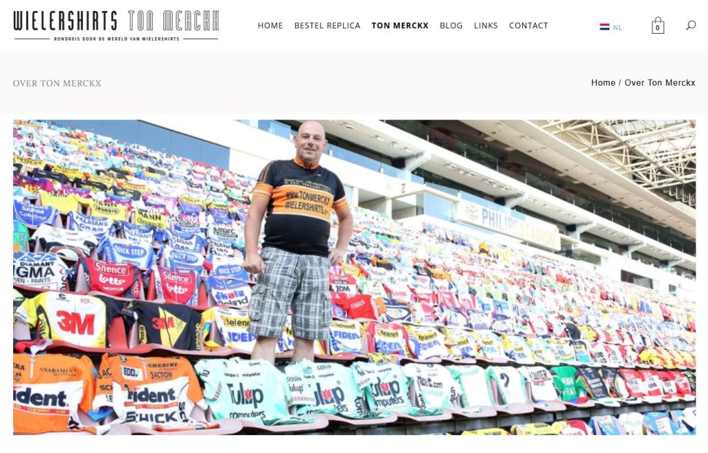 tonmerckxwielershirts.nl Ton Merckx Wielershirts